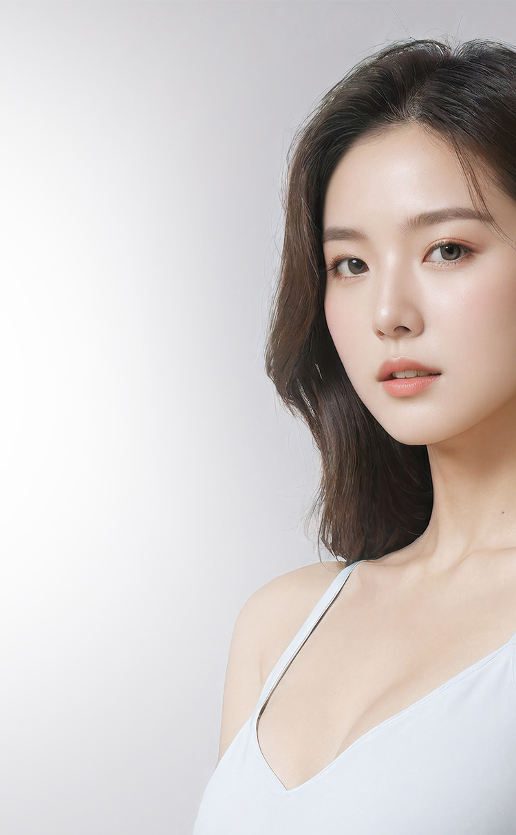 압구정 튠클리닉 쥬베룩 커스텀 볼륨 메인 비주얼 모델